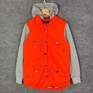 Saga outerwear co Women's SZ M Eleanor‎ Insulated Flannel Jacket - Orange